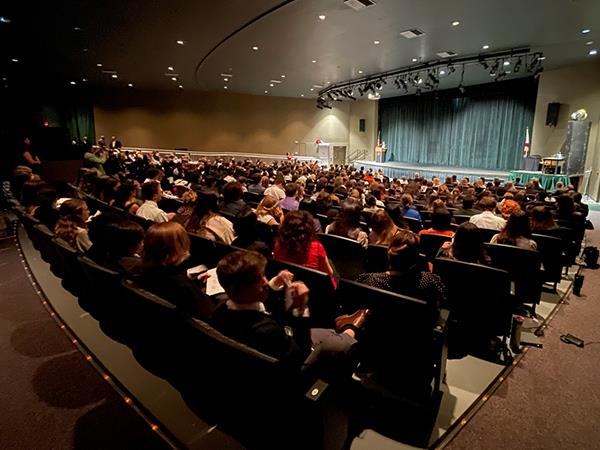St. Petersburg College’s Clearwater Campus transformed into an international forum as 366 middle and high school students participated in the annual Model United Nations (MUN) competition, simulating the work of the United Nations and tackling some of the world’s most pressing global issues.